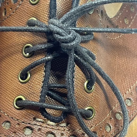 Winthrop Phillips Brown Leather Brogue Oxford Shoes 104120 Men’s Size 8 - Picture 9 of 9